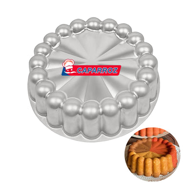 Decorated Ballerine Cake Pan – Medium | 22cm x 6cm (8.66” x 2.36”) | Caparroz